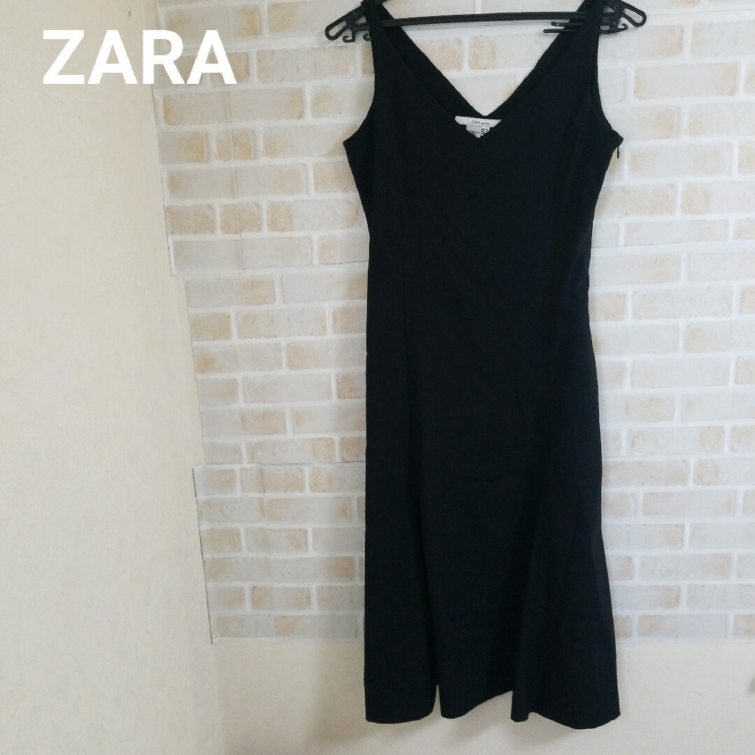 ZARA(ザラ)のZARA ノースリーブワンピース レディースのワンピース(ミニワンピース)の商品写真