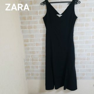 ザラ(ZARA)のZARA ノースリーブワンピース(ミニワンピース)