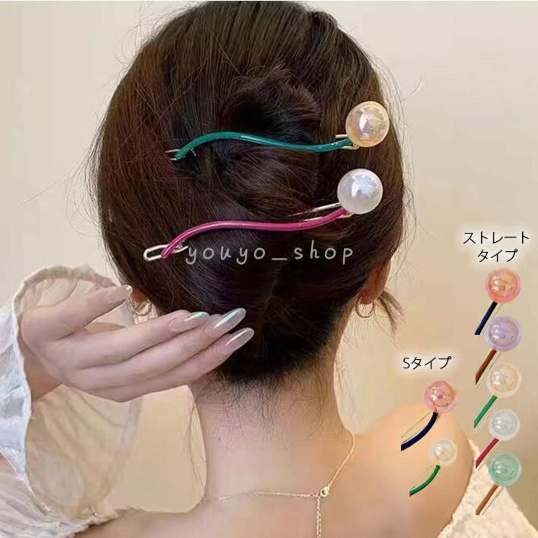 ヘアクリップ レディース ヘアアクセサリー 髪留めヘアクリップ まとめ髪 レディースのヘアアクセサリー(バレッタ/ヘアクリップ)の商品写真