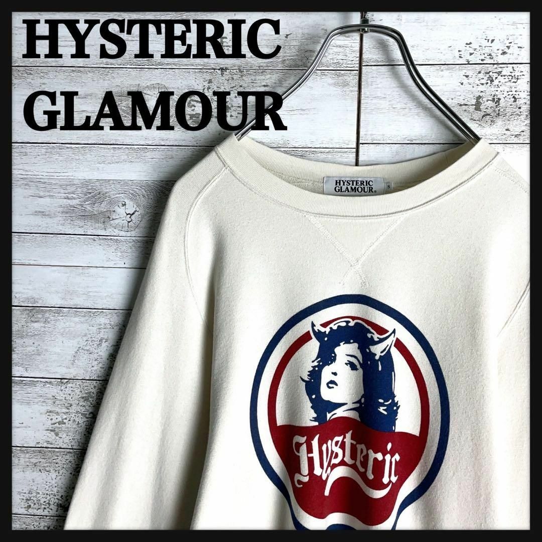 HYSTERIC GLAMOUR(ヒステリックグラマー)の9285【希少デザイン】ヒステリックグラマー☆ヒスガール定番カラースウェット メンズのトップス(スウェット)の商品写真