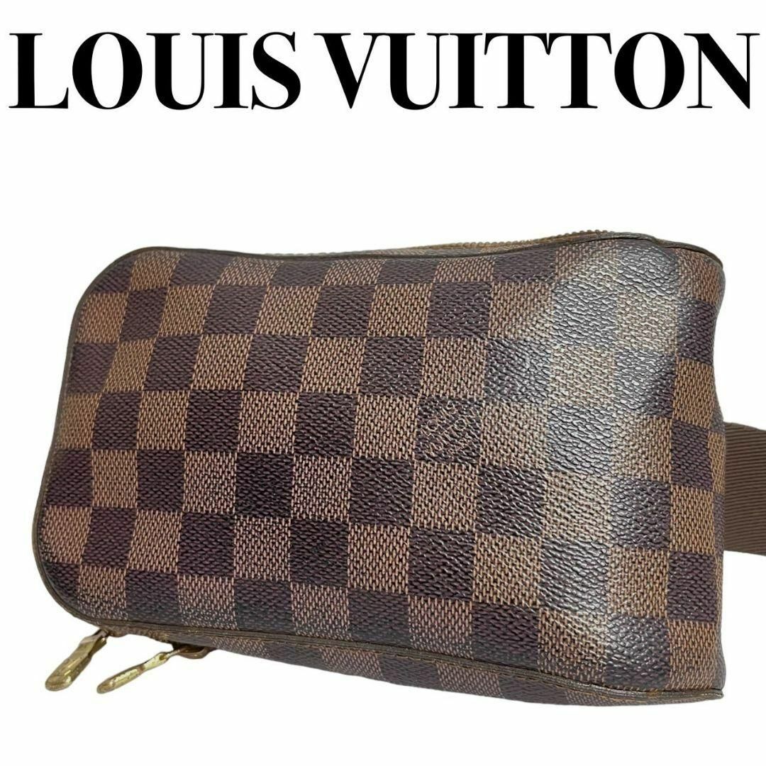 LOUIS VUITTON(ルイヴィトン)の美品 LOUISVUITTON ルイヴィトン ダミエ ジェロニモス メンズのバッグ(ウエストポーチ)の商品写真