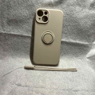 iPhone14用スマホカバー　ストラップ付き(iPhoneケース)