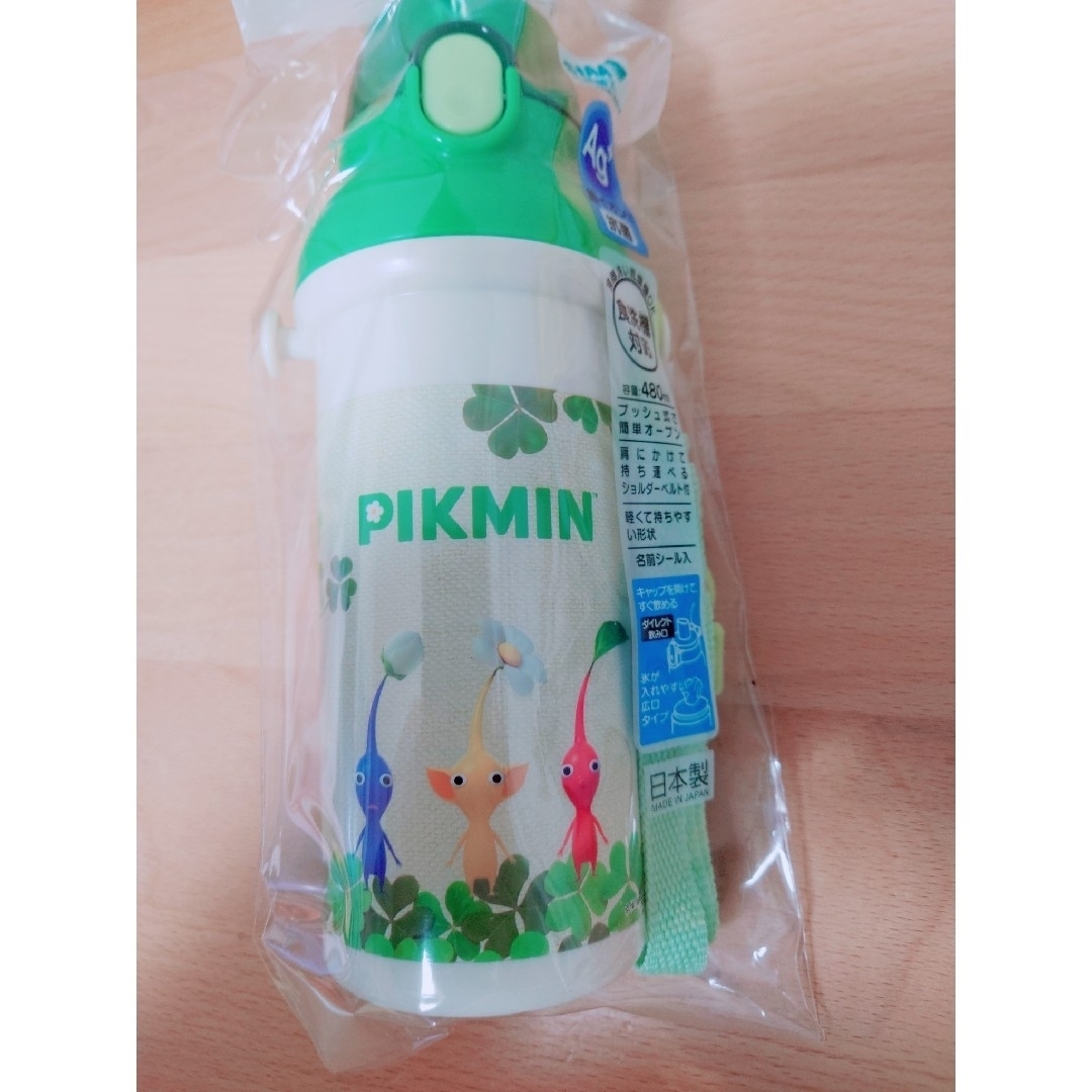 【新品】ピクミン コップ 水筒 トリオセット ワンタッチボトル PIKMIN キッズ/ベビー/マタニティの授乳/お食事用品(水筒)の商品写真