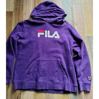 フィラ(FILA)のFILAパープルパーカー(パーカー)