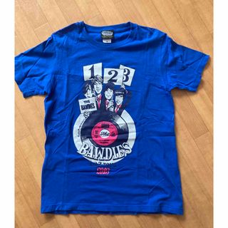 3月末まで！THE BAWDIES 2013 ライブTシャツ　青(ミュージシャン)