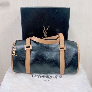 イヴサンローラン(Yves Saint Laurent)のまがり様専用☆美品☆YVES SAINT LAURENT バッグ ブラック(ボストンバッグ)