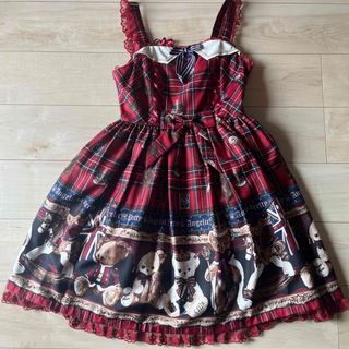 アンジェリックプリティー(Angelic Pretty)のブリティッシュベアー　jsk(ひざ丈ワンピース)