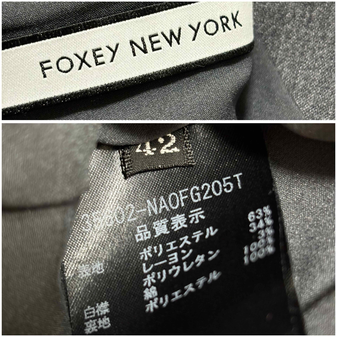 foxey new york大人気襟付きトップス　希少42サイズ