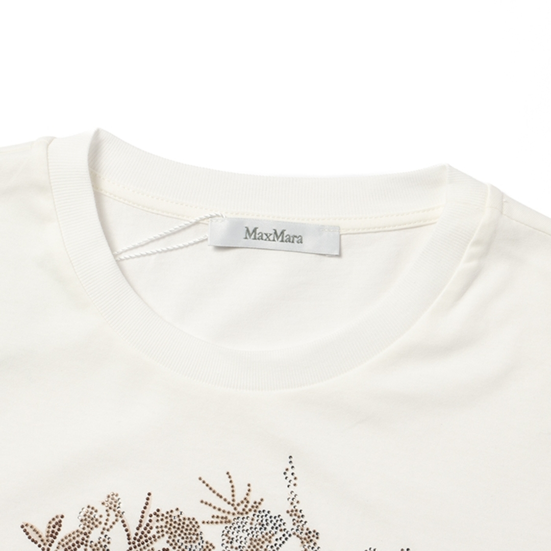 Max Mara - マックスマーラ MAX MARA Tシャツ ELMO 刺繍ロゴ Max Mara - マックスマーラ MAX MARA Tシャツ ELMO 刺繍ロゴ