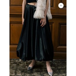 THE TOÉ BERCY BALLON SKIRT BLACK(ロングスカート)