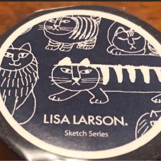 リサラーソン(Lisa Larson)の●匿名配送●廃盤　リサ ラーソン　スケッチねこたちネイビー(その他)