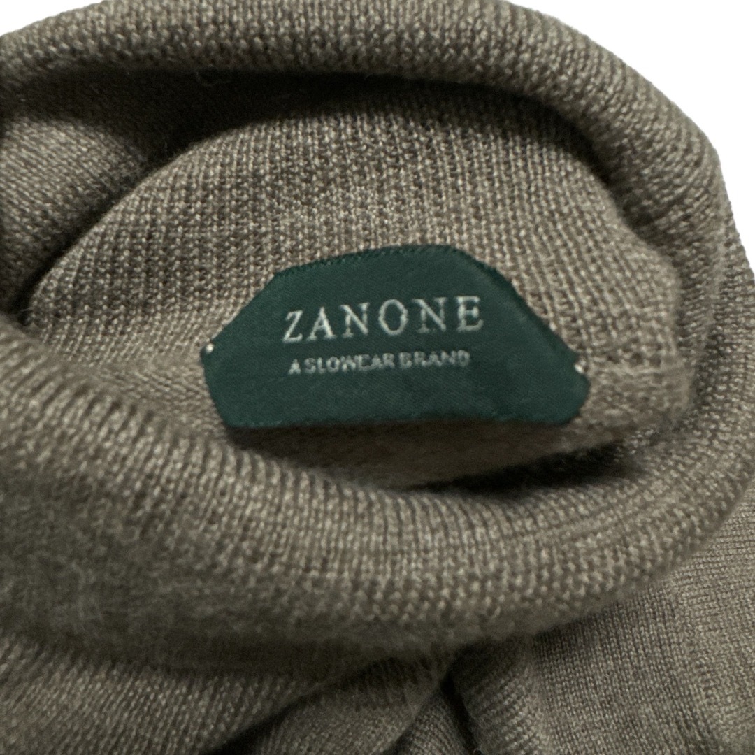 ZANONE(ザノーネ)のZANONE ザノーネ タートルネックセーター ブラウン メンズ 48 L相当 メンズのトップス(ニット/セーター)の商品写真