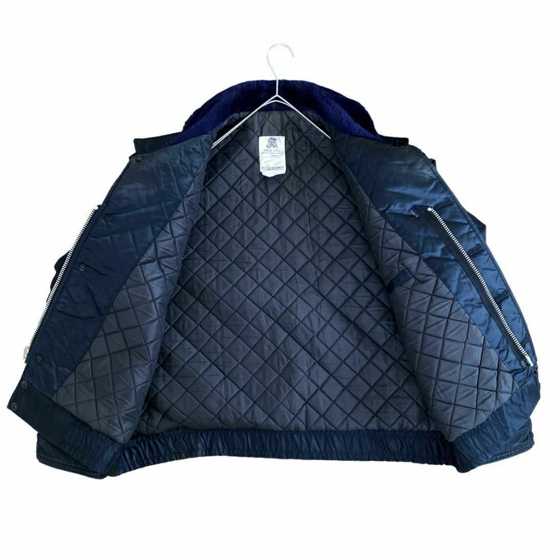 80s HORACE SMALL 中綿ボンバージャケット 襟ファーブルゾンh10 メンズのジャケット/アウター(ダウンジャケット)の商品写真