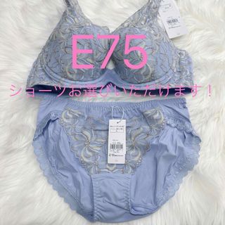 トリンプ(Triumph)のトリンプ 天使のブラ スリムライン 582 ブラジャー E75(ブラ&ショーツセット)