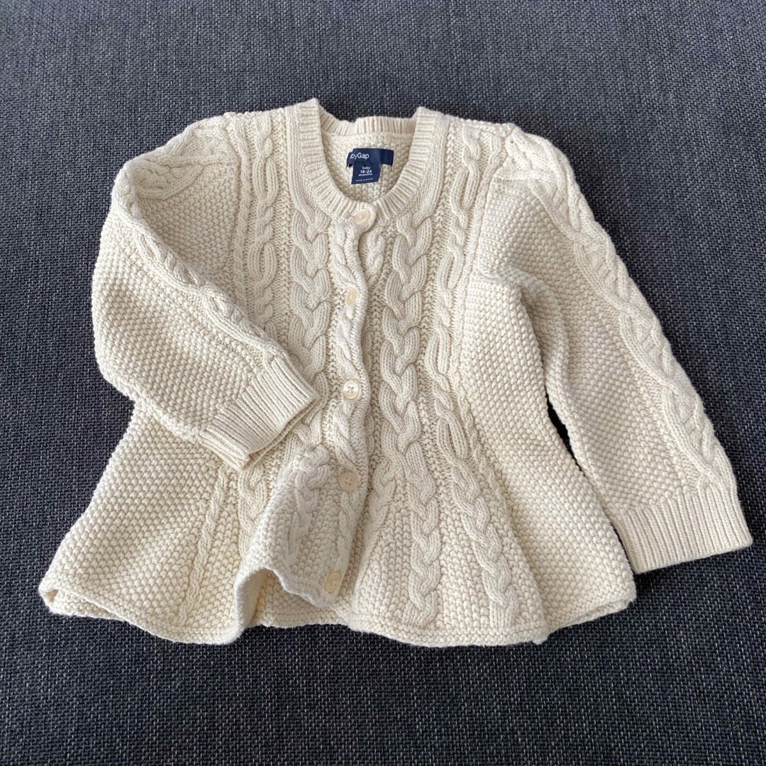 babyGAP(ベビーギャップ)のカーディガン キッズ/ベビー/マタニティのキッズ服女の子用(90cm~)(カーディガン)の商品写真