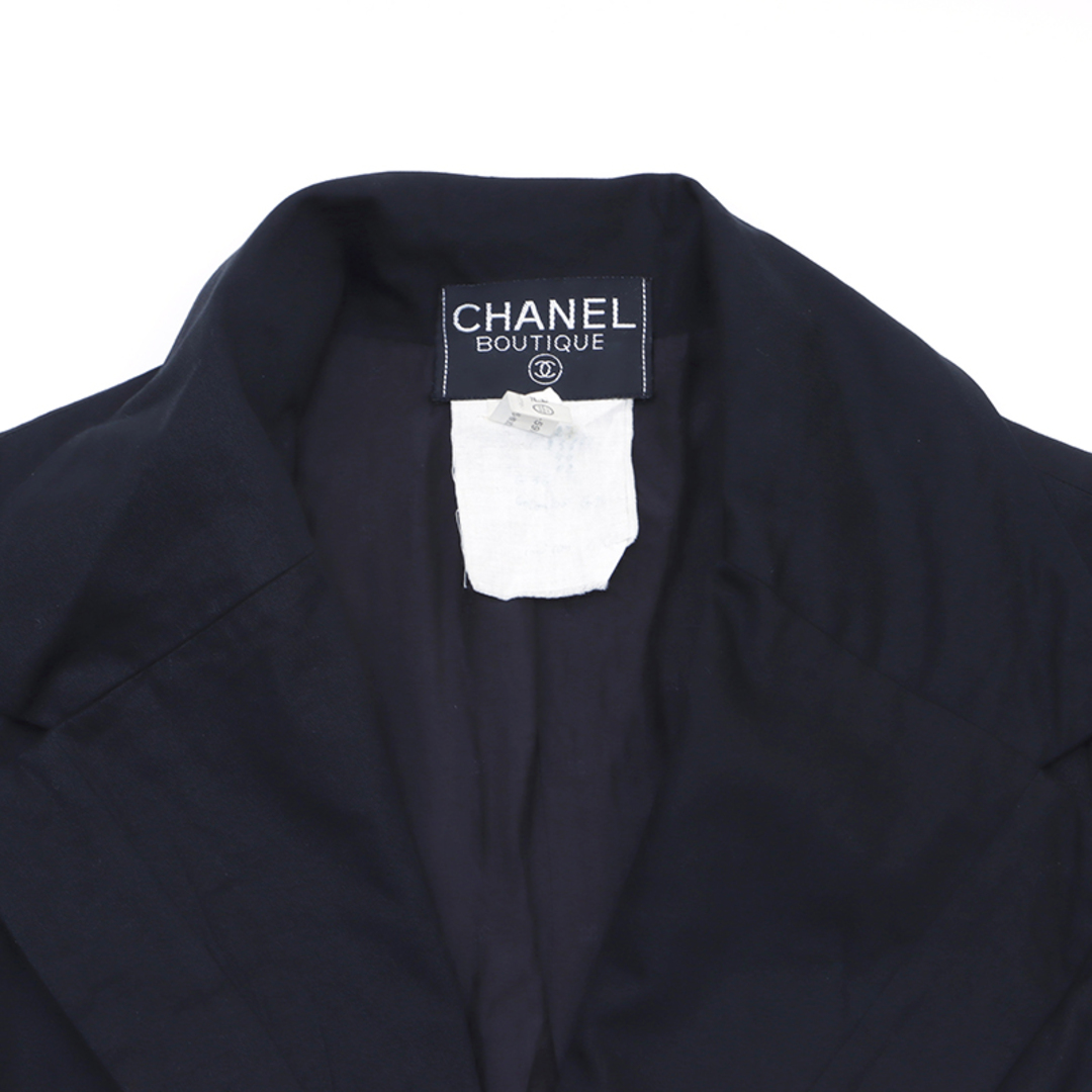 CHANEL(シャネル)のシャネル CHANEL ココボタン  サイズ 40  1990年 ドレス コットン レディースのフォーマル/ドレス(その他ドレス)の商品写真