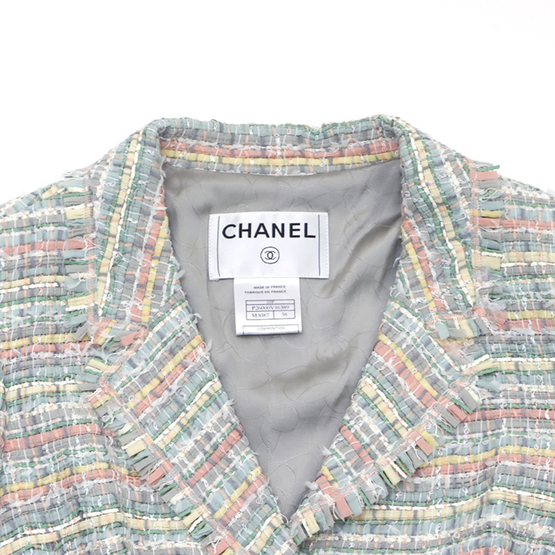 CHANEL(シャネル)のシャネル CHANEL サイズ 38  2005年 ジャケット シルク レディースのジャケット/アウター(その他)の商品写真
