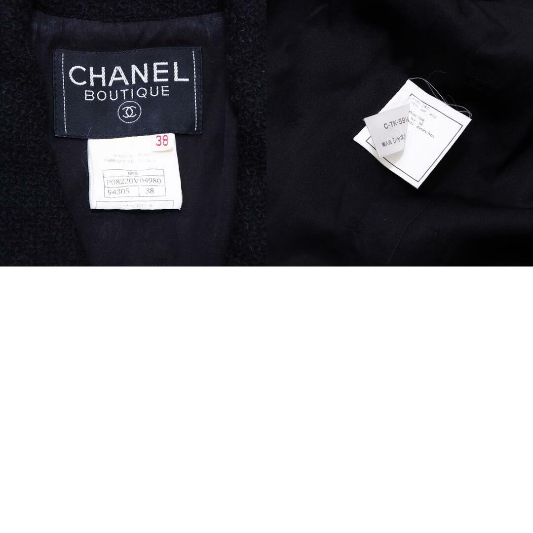 CHANEL(シャネル)のシャネル CHANEL ココボタン サイズ38 1996年 ジャケット ツイード レディースのジャケット/アウター(その他)の商品写真
