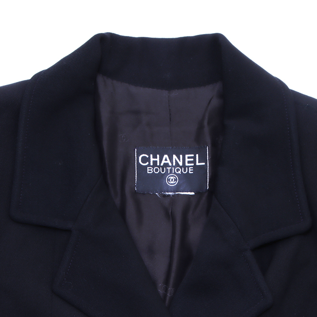 CHANEL(シャネル)のシャネル CHANEL ココボタン 1990年代 ジャケット シルク レディースのジャケット/アウター(その他)の商品写真