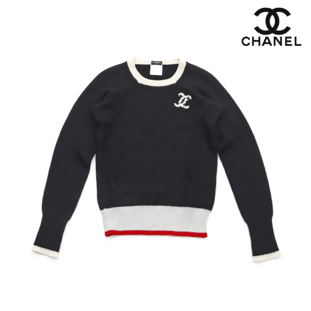 CHANEL(シャネル)のシャネル CHANEL ココマーク  サイズ42  1996年 ニット カシミヤ レディースのトップス(ニット/セーター)の商品写真