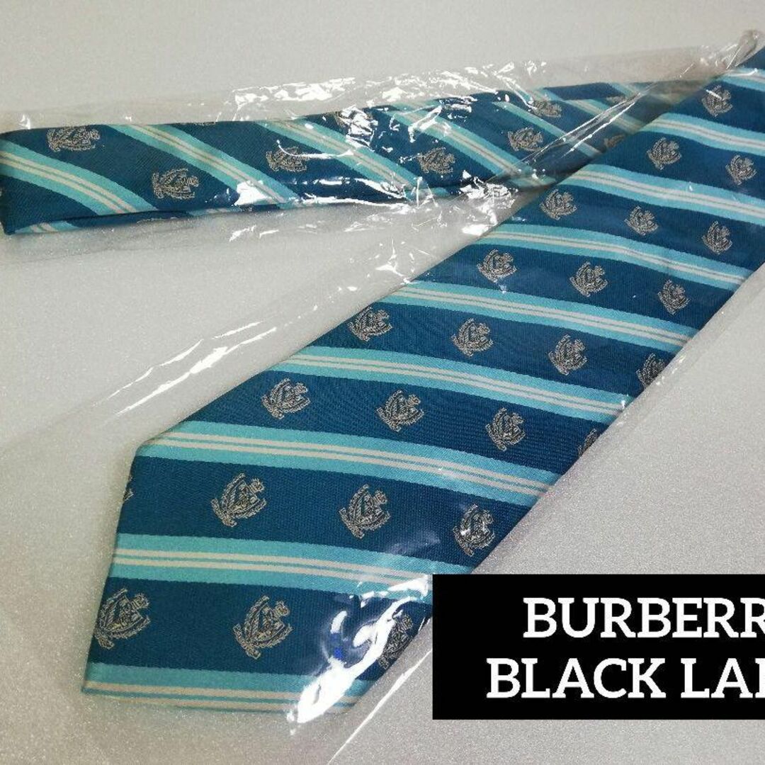 BURBERRY BLACK LABEL(バーバリーブラックレーベル)の極美品★バーバリーブラックレーベルBURBERRY ★光沢ストライプネクタイ★ メンズのファッション小物(ネクタイ)の商品写真