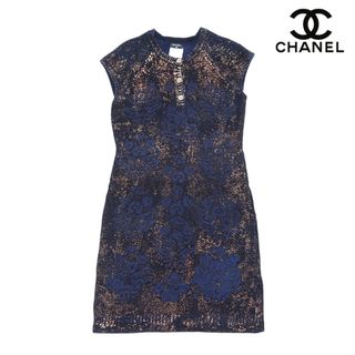 シャネル(CHANEL)のシャネル CHANEL カシミヤ レーヨンニット サイズ36 2000年 ドレス カシミヤ(その他ドレス)