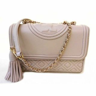 トリーバーチ(Tory Burch)の美品 TORY BURCH トリーバーチ 2WAY バッグ ■ 31382 フレミング スモール コンバーチブル ピンクベージュ ショルダーバッグ □6B 4100(ショルダーバッグ)