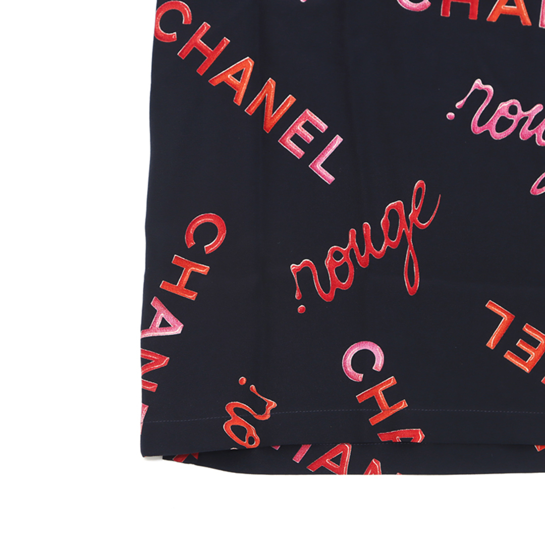 CHANEL(シャネル)のシャネル CHANEL ロゴシャツ サイズ40 2010年 半袖Ｔシャツ シルク レディースのトップス(Tシャツ(半袖/袖なし))の商品写真