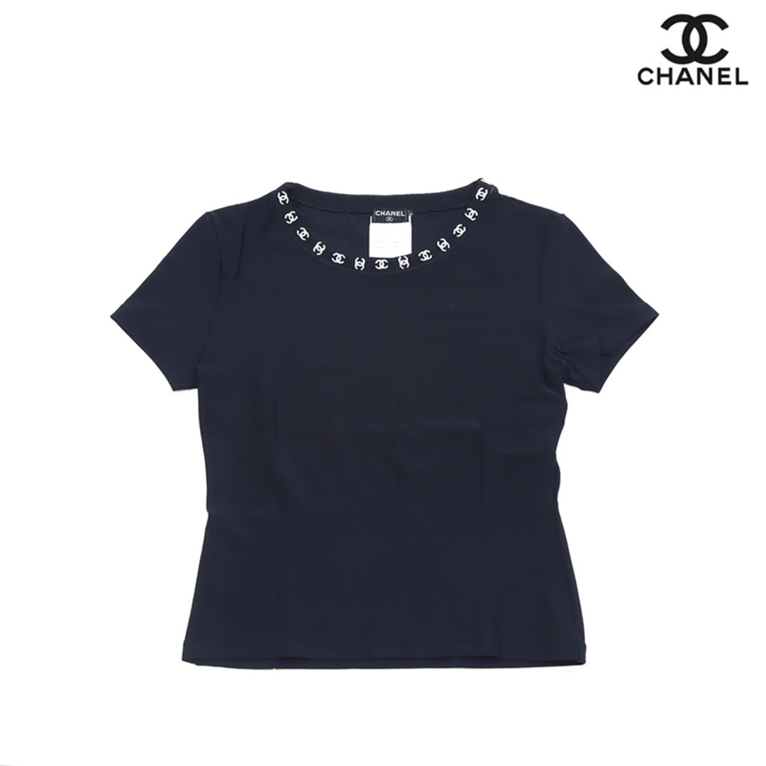 CHANEL(シャネル)のシャネル CHANEL ココマーク マイヨ サイズ38 1997年 半袖Ｔシャツ ナイロン レディースのトップス(Tシャツ(半袖/袖なし))の商品写真