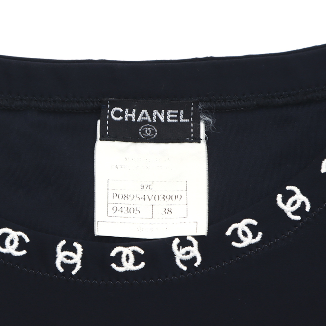 CHANEL(シャネル)のシャネル CHANEL ココマーク マイヨ サイズ38 1997年 半袖Ｔシャツ ナイロン レディースのトップス(Tシャツ(半袖/袖なし))の商品写真