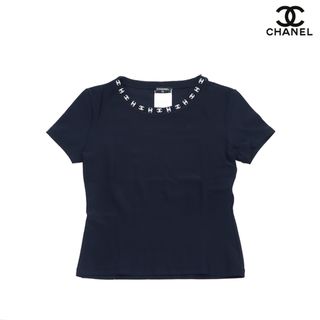 シャネル(CHANEL)のシャネル CHANEL ココマーク マイヨ サイズ38 1997年 半袖Ｔシャツ ナイロン(Tシャツ(半袖/袖なし))