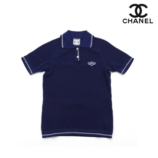 シャネル(CHANEL)のシャネル CHANEL サイズ38 2005年 ポロシャツ コットン(ポロシャツ)