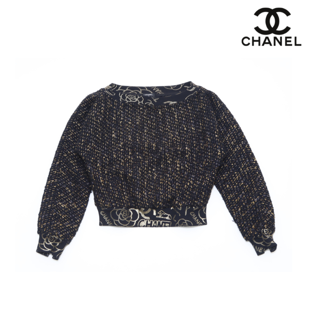 CHANEL(シャネル)のシャネル CHANEL カメリア サイズ38 2004年 セーター ウール レディースのトップス(ニット/セーター)の商品写真