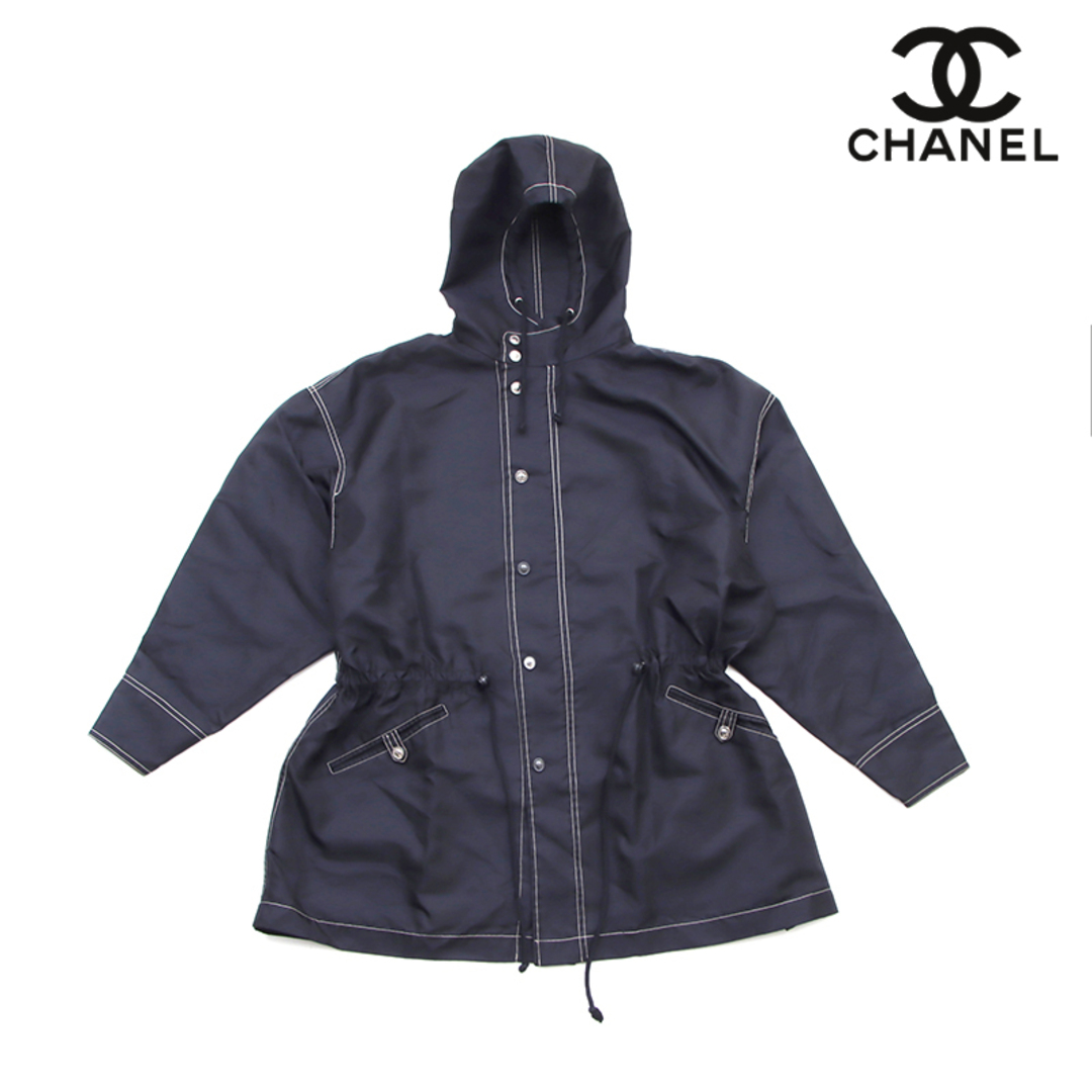 CHANEL(シャネル)のシャネル CHANEL レインコート サイズ38 ジャケット ナイロン レディースのジャケット/アウター(その他)の商品写真