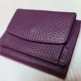 未使用☆★本革三つ折り財布(財布)