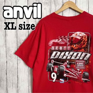 アンビル(Anvil)のスコットディクソン レーシング 両面プリント anvil Tシャツ 半袖 古着(Tシャツ/カットソー(半袖/袖なし))