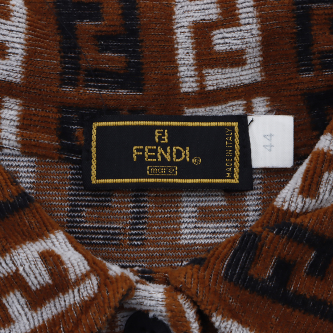 FENDI(フェンディ)のフェンディ FENDI サイズ44 1990年 ポロシャツ コットン レディースのトップス(ポロシャツ)の商品写真