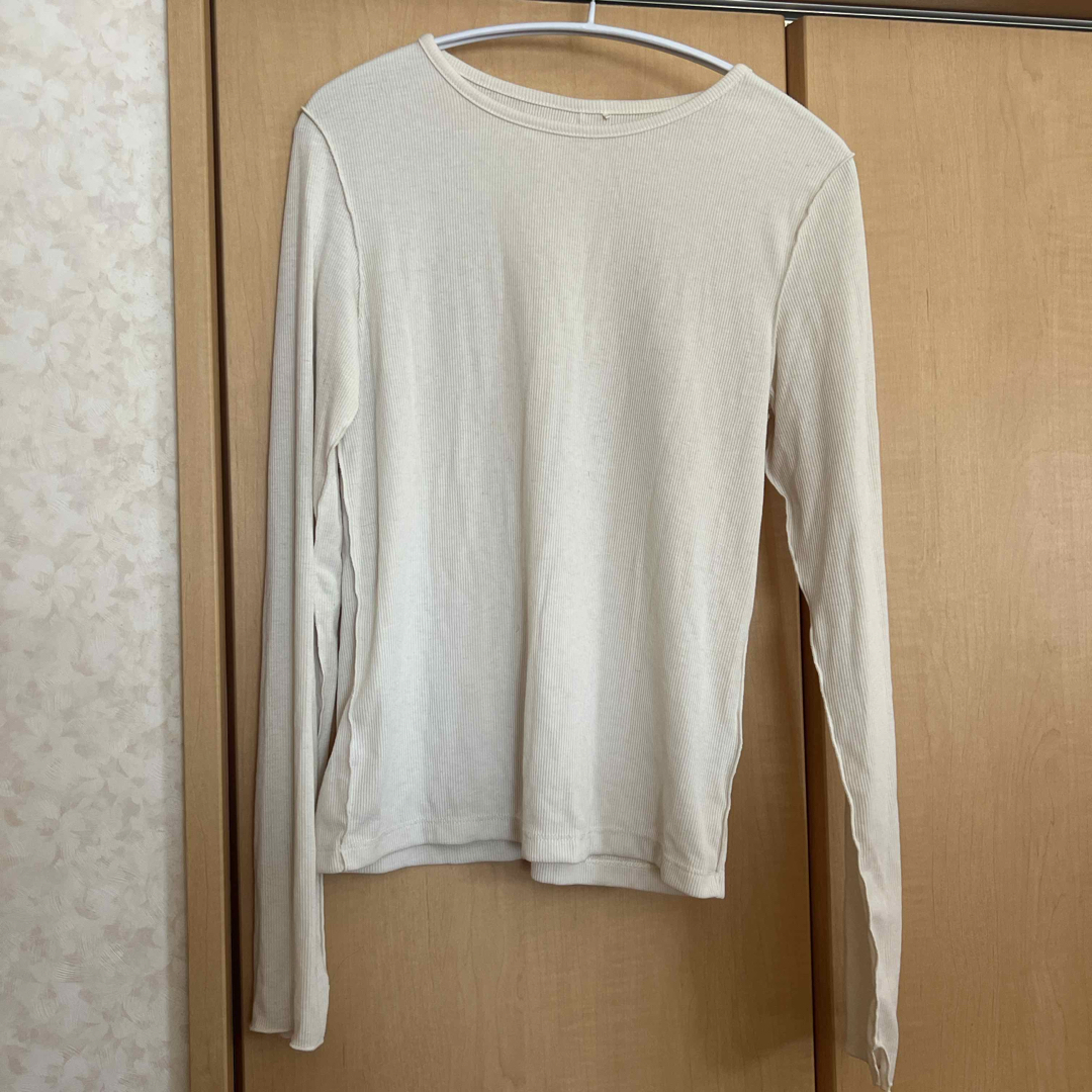 GU(ジーユー)のGU ソフトリブクルーネックT(長袖) レディースのトップス(Tシャツ(長袖/七分))の商品写真