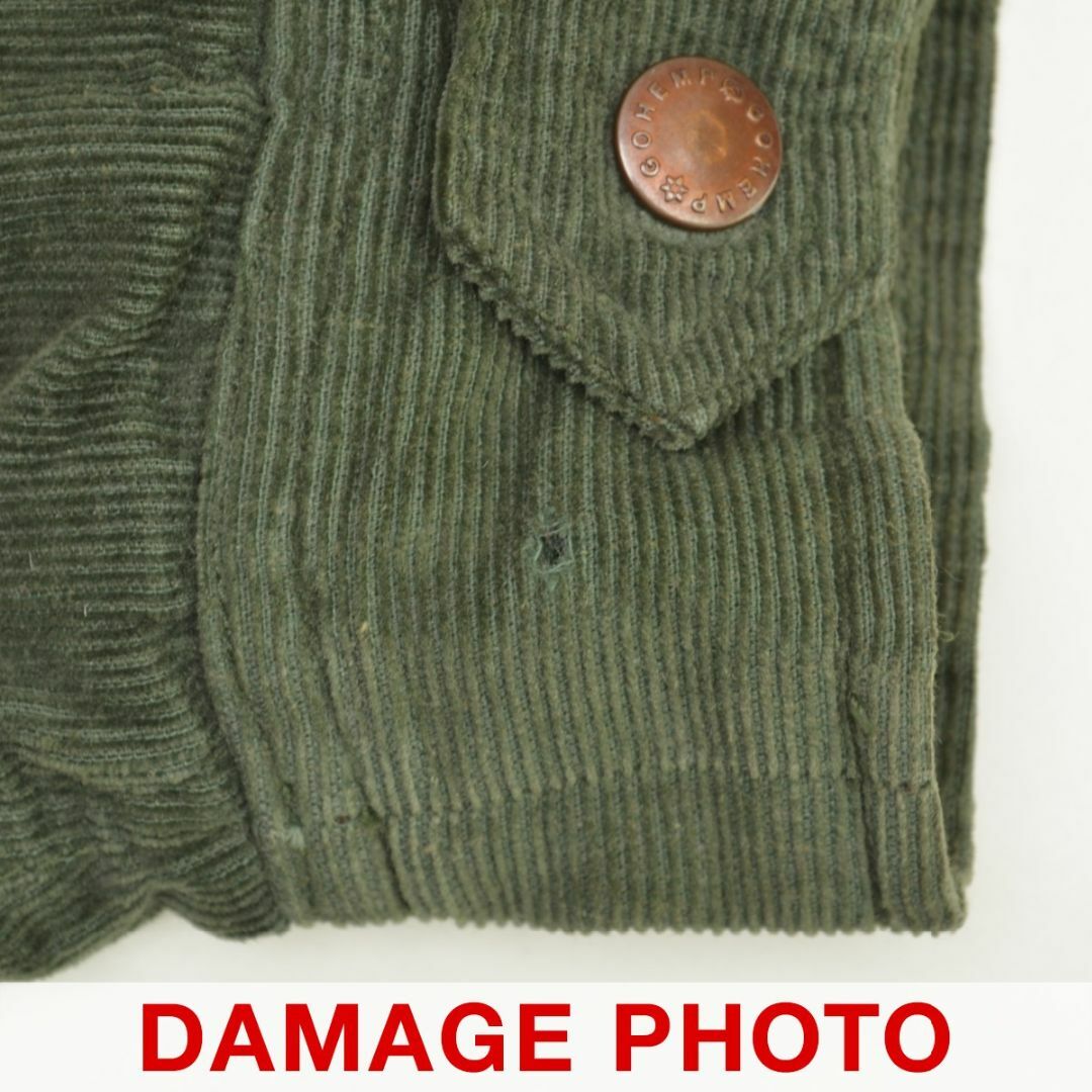 GO HEMP(ゴーヘンプ)の【Gohemp】フェイクファーフード付 中綿入りコーデュロイマウンテンパーカー メンズのジャケット/アウター(マウンテンパーカー)の商品写真
