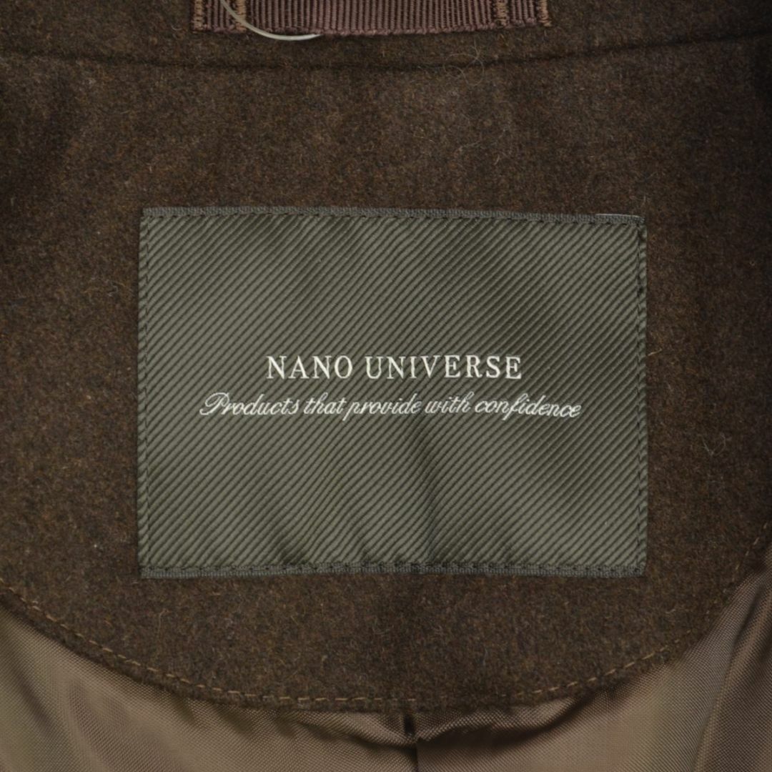 nano・universe(ナノユニバース)の【NANOUNIVERSE】メルトンチェスターウールコート メンズのジャケット/アウター(チェスターコート)の商品写真