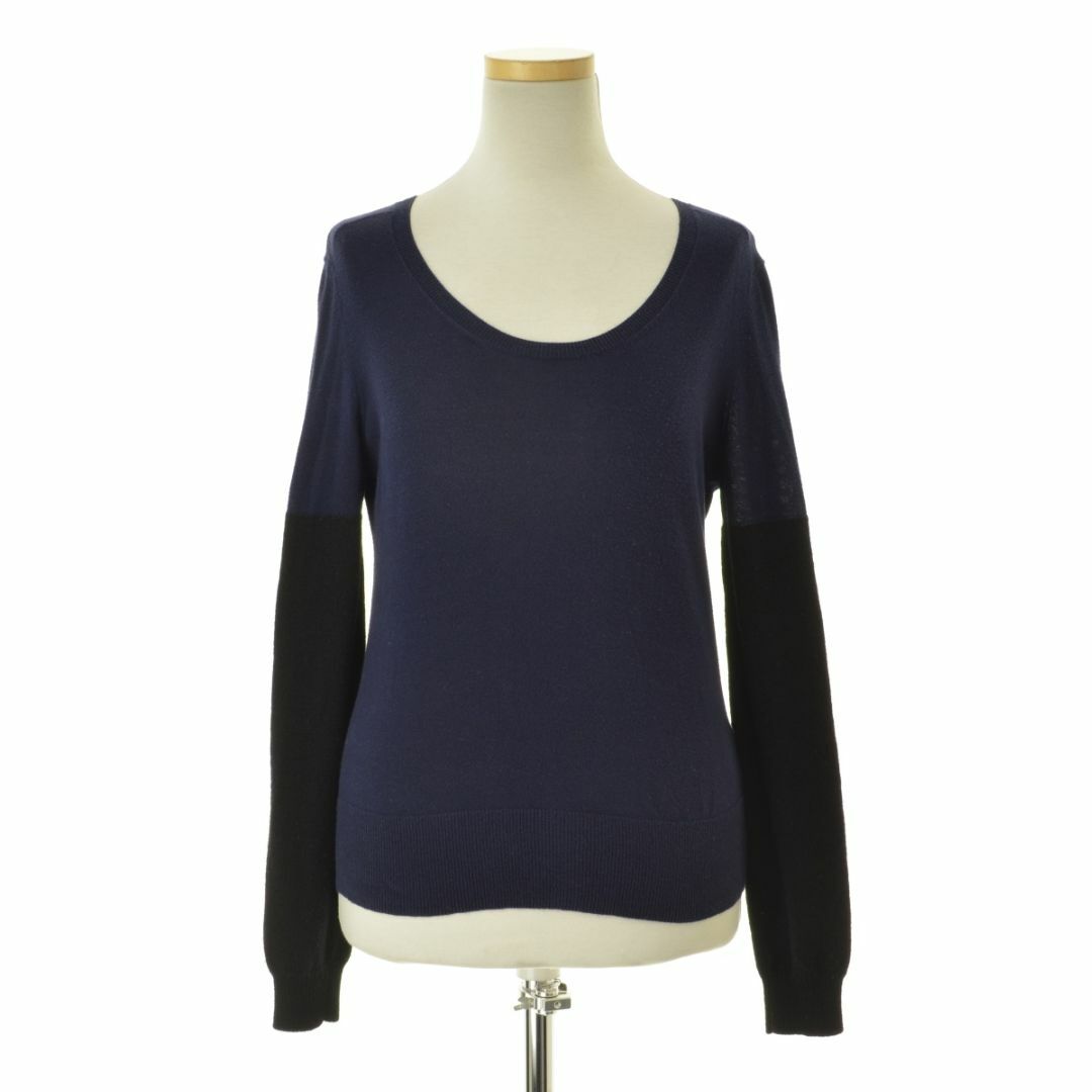 CARVEN - 【CARVEN】切替スリーブ長袖ニットセーター