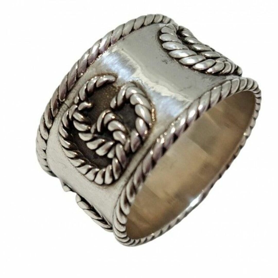 グッチ リング 指輪 GG マーモント ダブルG SV925 シルバー メンズのアクセサリー(リング(指輪))の商品写真