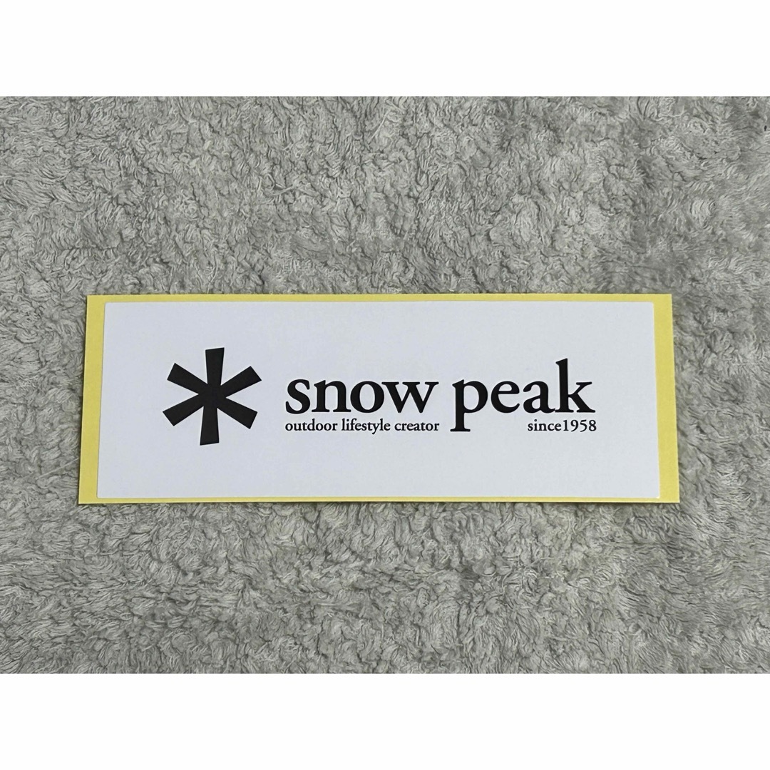 Snow Peak(スノーピーク)の【匿名配送】スノーピーク・オリジナルステッカー スポーツ/アウトドアのアウトドア(その他)の商品写真