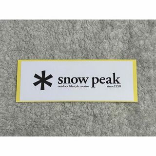 スノーピーク(Snow Peak)の【匿名配送】スノーピーク・オリジナルステッカー(その他)