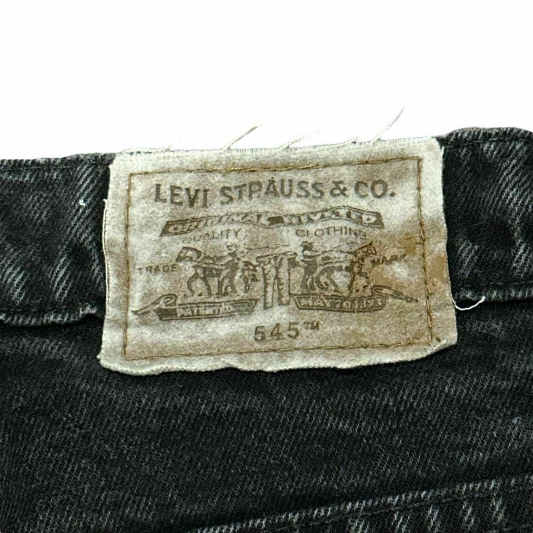 Levi's(リーバイス)のメキシコ製 90sリーバイス545 太め W34ブラックデニム ジーンズ 78Z メンズのパンツ(デニム/ジーンズ)の商品写真