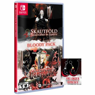 ニンテンドースイッチ(Nintendo Switch)の【新品／特典付】SKAUTFOLD: BLOODY PACK【switch】(家庭用ゲームソフト)