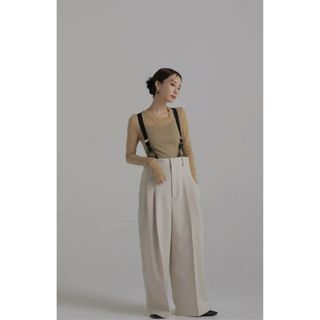 TODAYFUL - louren suspenders wide pants