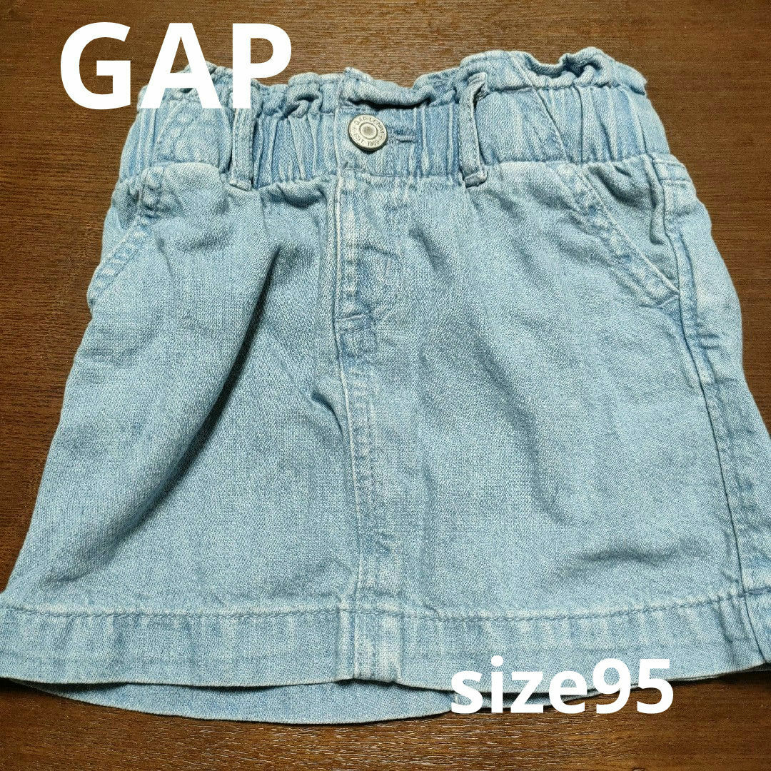 GAP Kids(ギャップキッズ)の子供 スカート キッズ 女の子 デニムスカートGAP キッズ/ベビー/マタニティのキッズ服女の子用(90cm~)(スカート)の商品写真