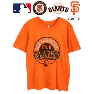 メジャーリーグベースボール(MLB)のMLB　サンフランシスコ・ジャイアンツ　Tシャツ　S　オレンジ　USA古着(Tシャツ/カットソー(半袖/袖なし))