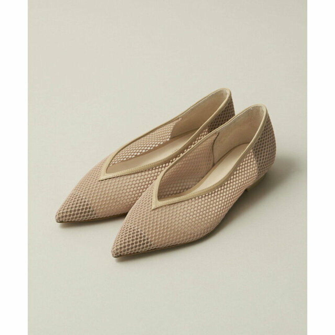 Odette e Odile(オデットエオディール)の【BEIGE】【21.5cm】フィッシュネット フラット15↓↑ レディースの靴/シューズ(ハイヒール/パンプス)の商品写真